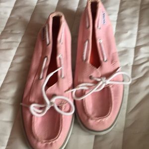 NAUTICA Pink Boat Shoes Sz 8